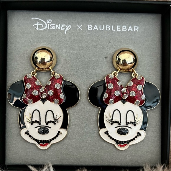 Disney X Baublebar Minnie Mouse Earrings - Picture 1 of 3